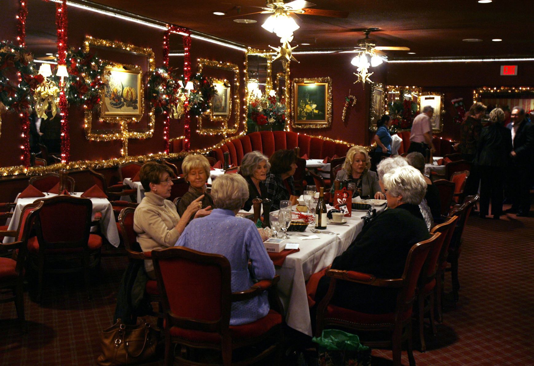 Food and drinks and all the decorations